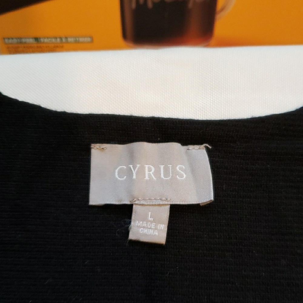 Cyrus Black Cardigan, Short